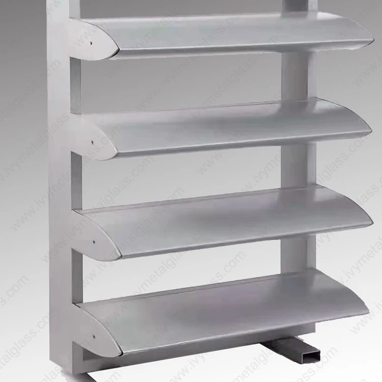 Faste spjældvinduer i aluminium