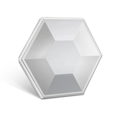 Hvide aluminiums loftfliser