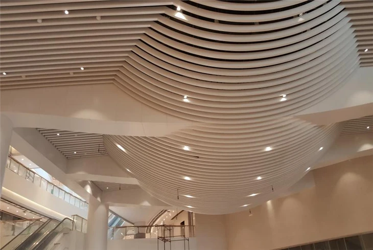 Aluminium Perforeret Strip Loftspanel 3,0 mm Solid Paneler
