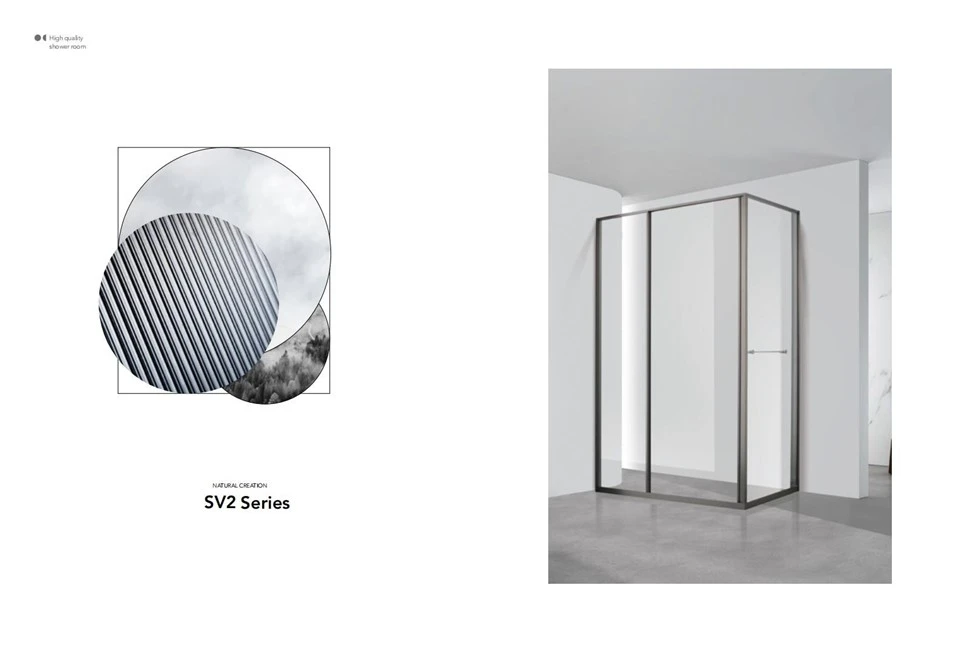 Side Sliding Door Shower Room